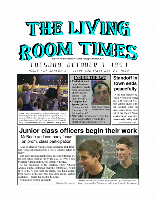 Living Room Times 10-7-97 page 1