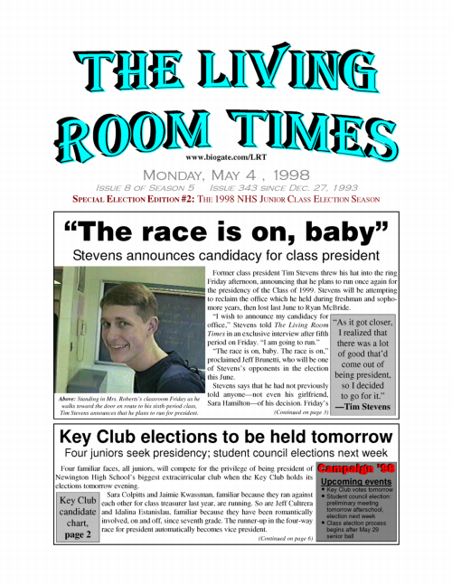 Living Room Times 5-4-98 page 1