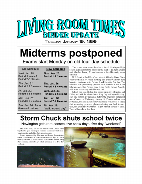 Living Room Times 1-19-99 page 1