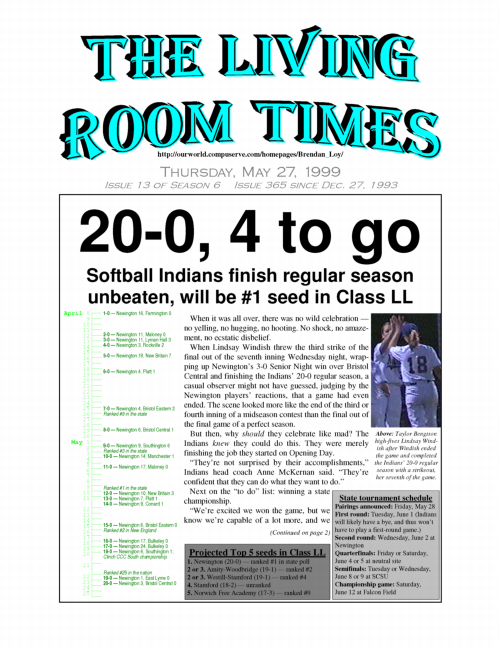Living Room Times 5-27-99 page 1