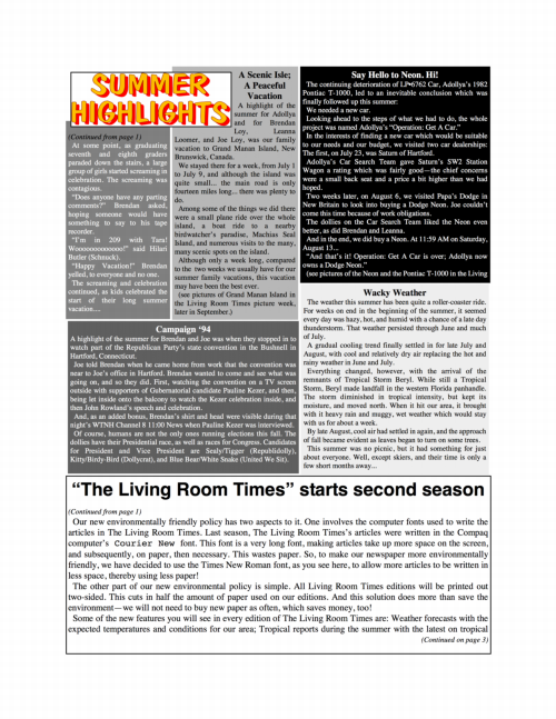 Living Room Times 8-30-94 page 2